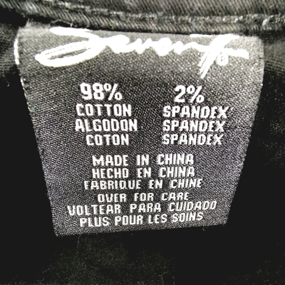 Seven7 Women's 6 Black Skinny Bling Jeans Cotton - Picture 13 of 14